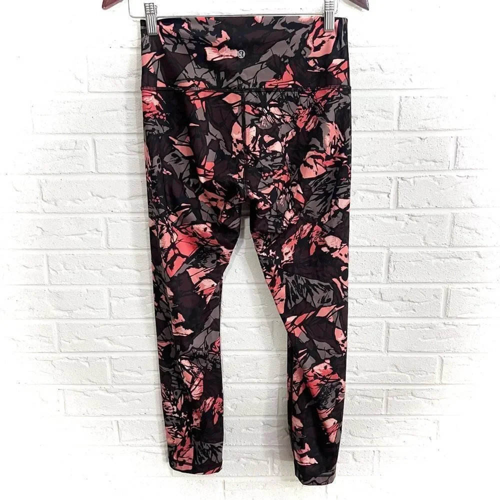 Lululemon High Times Pant (Full-On Luxtreme) Paint Storm Espresso Multi Size 8